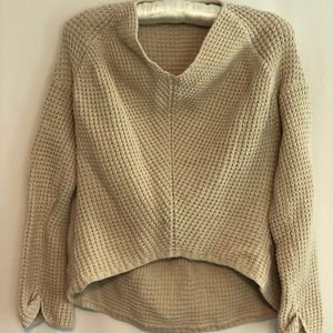 Soft Knit Beige Sweater
